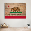 California Flag - Rustic Art on Wood