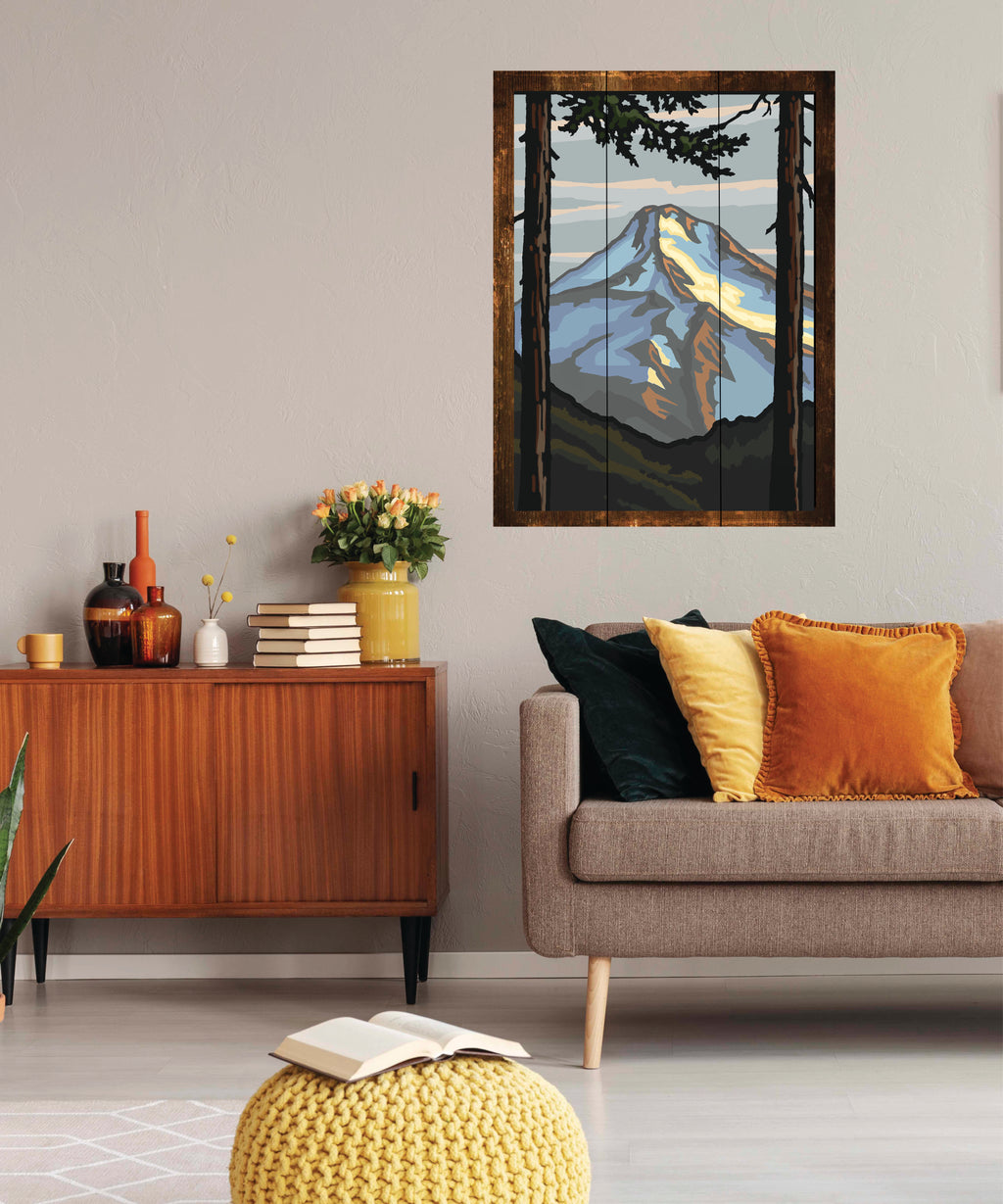 Snow Peak - Wilderness Wall Art - Art on Wood USA