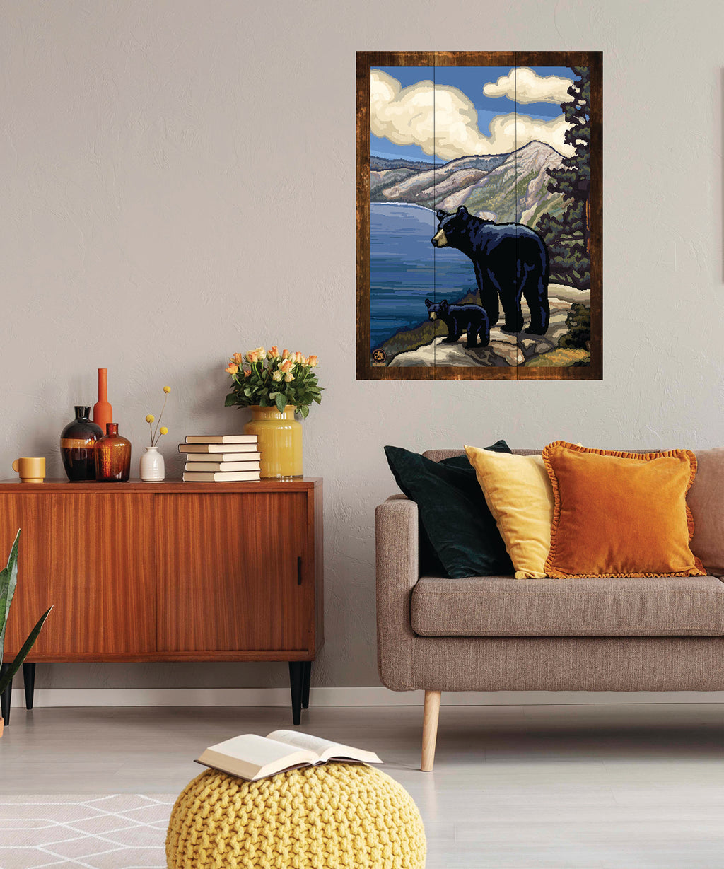 Bears Lake - Wilderness Wall Art - Art on Wood USA