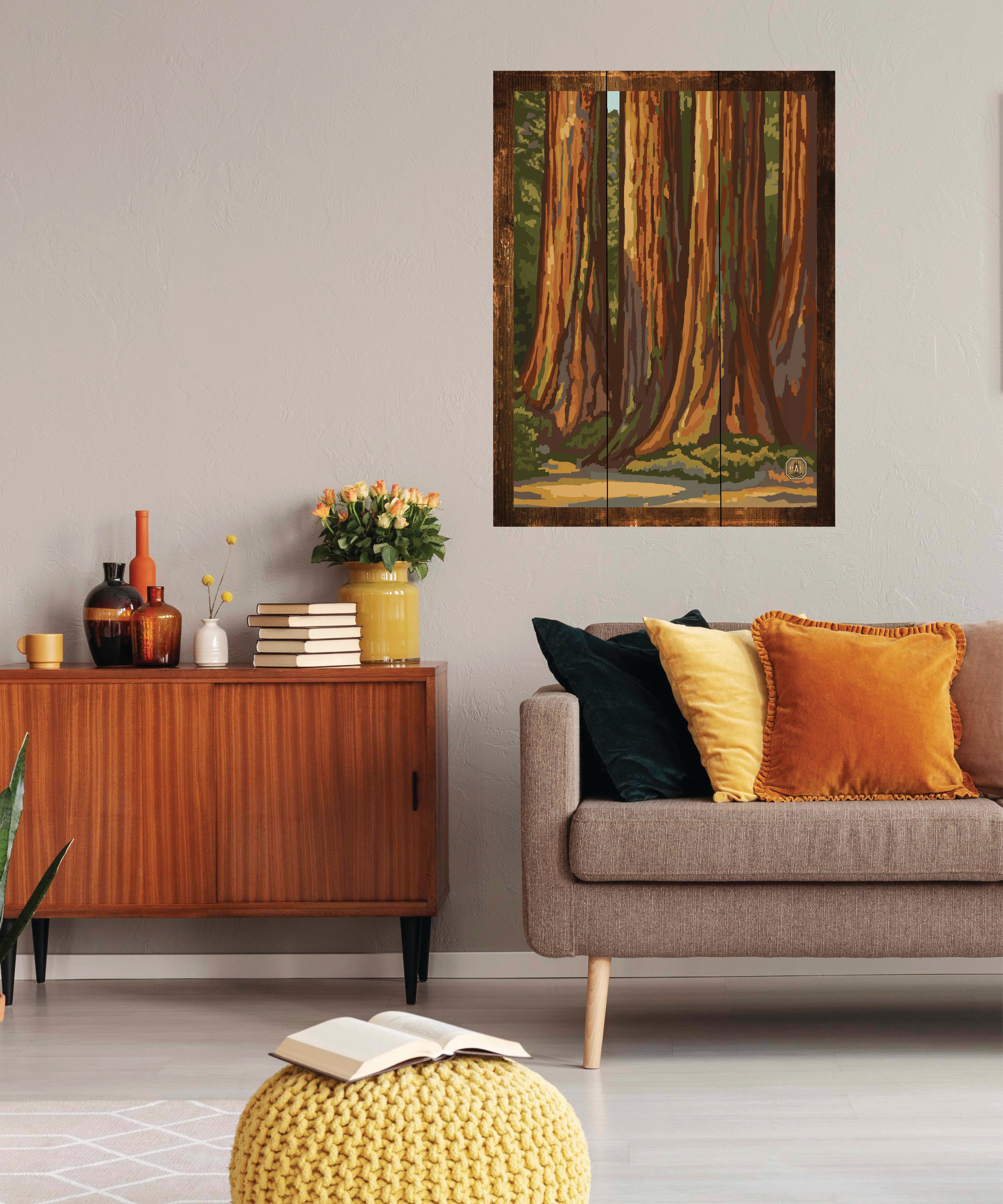 Redwood Forest - Wilderness Wall Art - Art on Wood USA