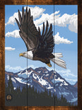 Eagle Flight - Wilderness Wall Art - Art on Wood USA